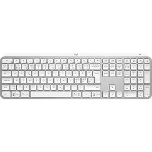 Клавиатура Logitech MX Keys S Universal RF Wireless + Bluetooth QWERTY Датская Финская Норвежская Шведская Алюминий Белая