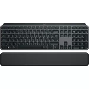Logitech MX Keys S tastatūra Office RF Wireless Bluetooth QWERTY Dāņu Somu Norvēģu Zviedru Grafīta