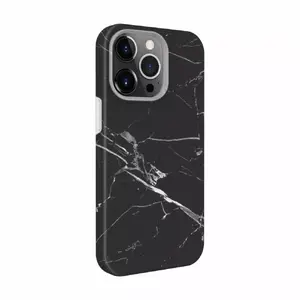 Silicone case Evelatus for iPhone 14 Pro Max, customized print, black