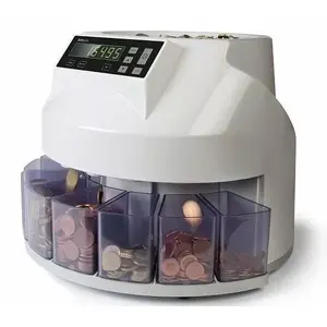 Coin counter Safescan 1250 EUR with sorting function, coin counting and sorting for euro coins