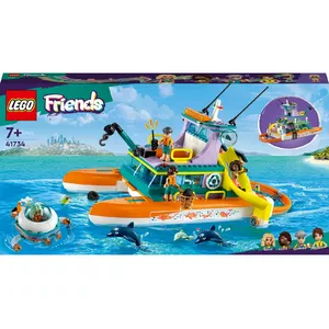 LEGO building set LEGO Friends Rescue Boat 41734 — 1132 pieces, for ages 10+, includes mini-dolls and accessories
