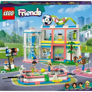 LEGO Friends sports centre set 41744 – modular playset with minifigures and accessories