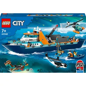 Construction toy LEGO City Arctic Exploration Ship 60368 — 815 pieces, 7+ years, includes 4 minifigures