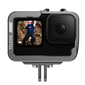 Alu cage Telesin GP-FMS-G11 for GoPro Hero 12/11/10/9 — lightweight durable camera housing frame