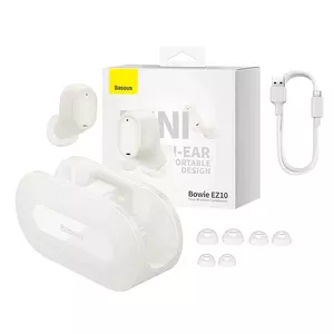 Wireless earphones Baseus Bowie EZ10 (white)