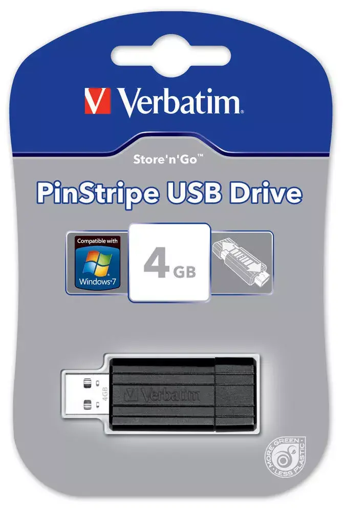VERBATIM PinStripe 4GB USB 2.0 zibatmiņa Photo 5