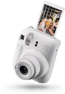 Fujifilm Instax Mini 12 Instant Camera, White, 86 x 54 mm Film