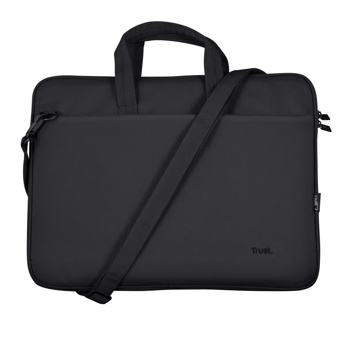Trust Bologna 16" Briefcase and Mouse Set Black Photo 2