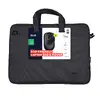Trust Bologna 16" Briefcase and Mouse Set Black Photo 9