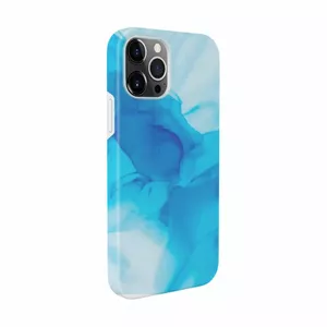 Силиконовый чехол Evelatus для iPhone 12 Pro Max — индивидуальная печать, синий