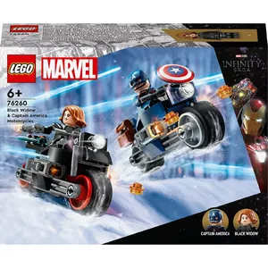 LEGO Marvel Motocykle Czarnej Wdowy i Kapitana Ameryki (76260)