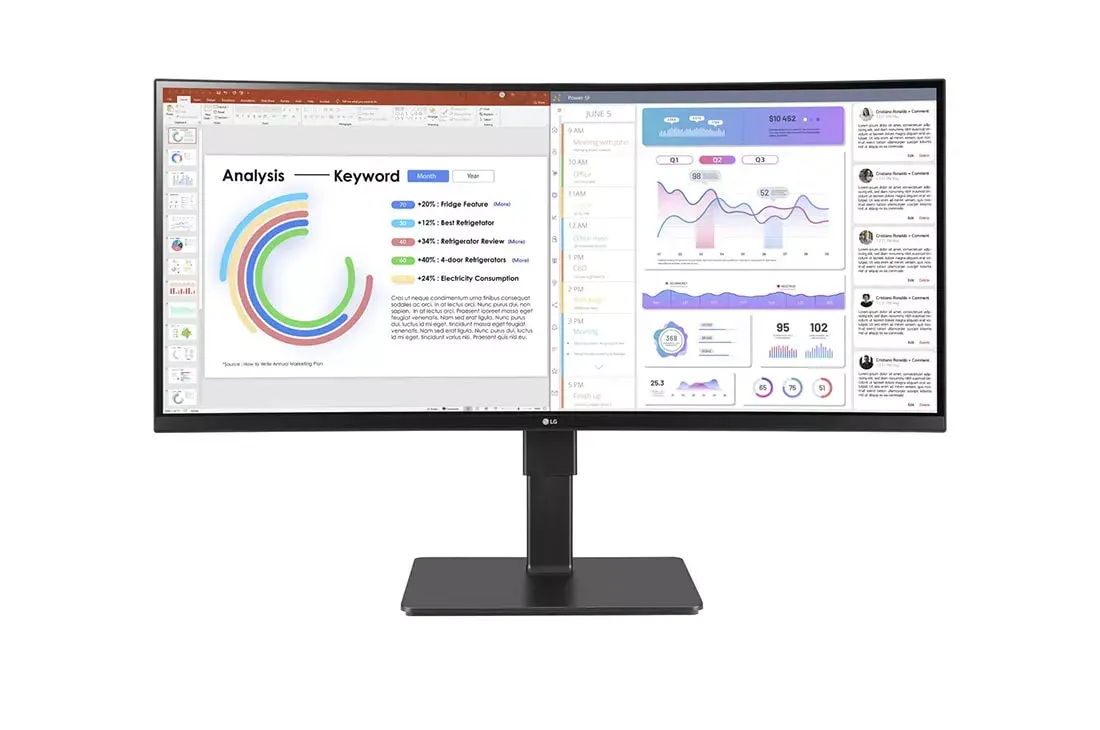 Компьютерный монитор LG 34BQ77QC-B Photo 2