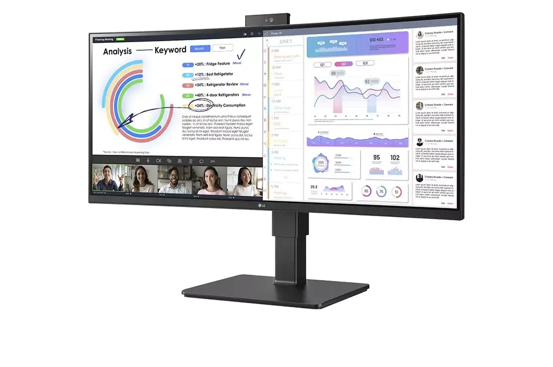 Компьютерный монитор LG 34BQ77QC-B Photo 3