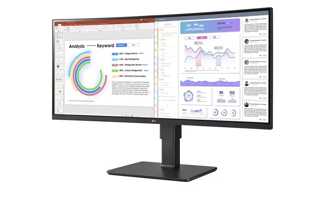 Компьютерный монитор LG 34BQ77QC-B Photo 4