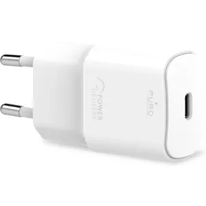 Зарядное устройство PURO PUROCSM20WUSBCWT белое для дома AC USB-C 20W 1 порт