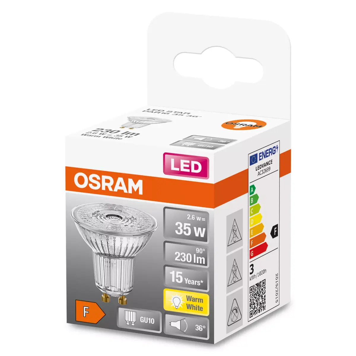 LEDvance Osram STAR LED GU10 2.6 Вт Photo 3