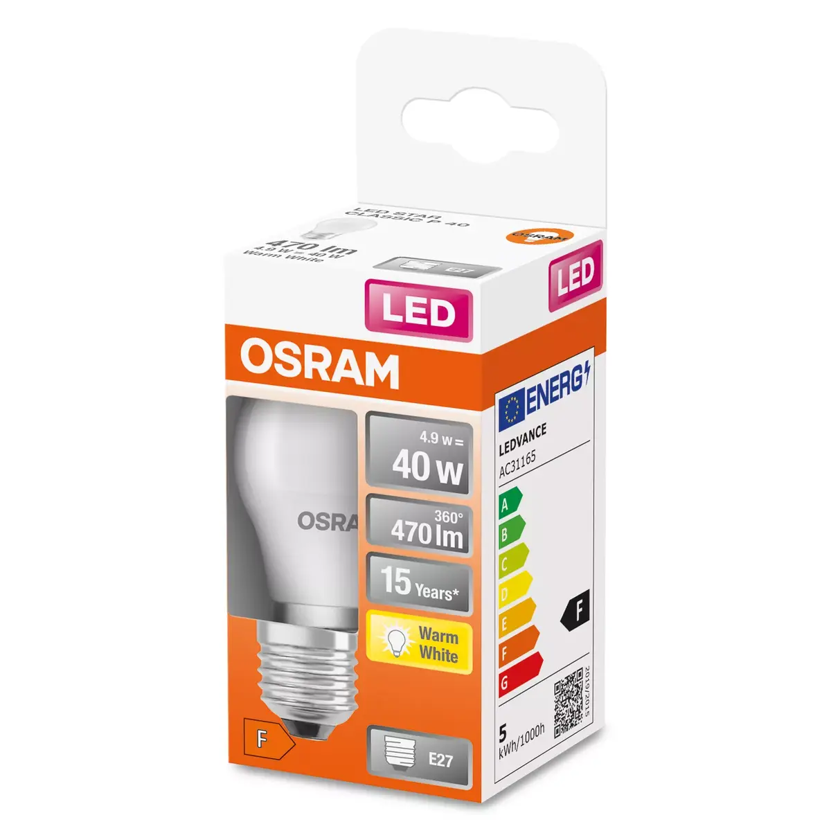 LEDvance Osram STAR LED лампа 4.9 Вт E27 Photo 3