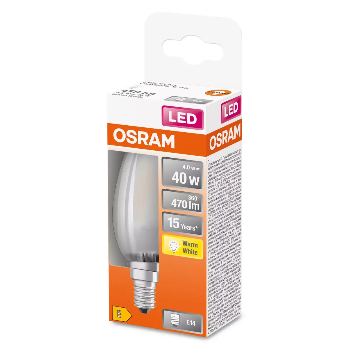 LED spuldze Ledvance STAR 4 W E14 Photo 3
