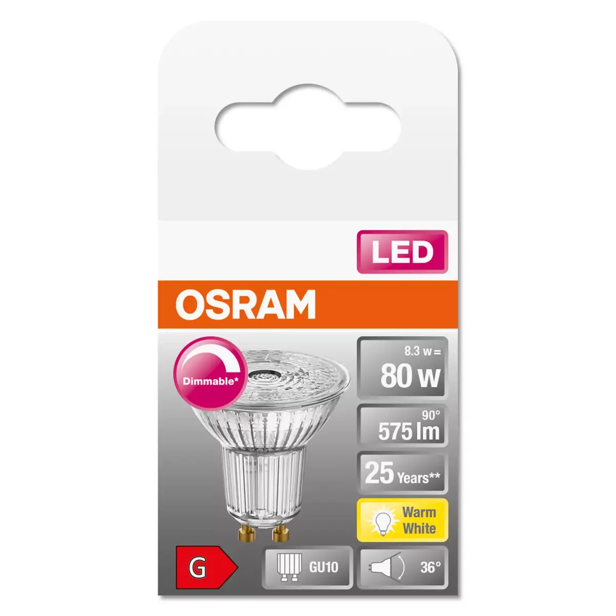 Ledvance Osram SUPERSTAR LED bulb 8 W GU10 Photo 4