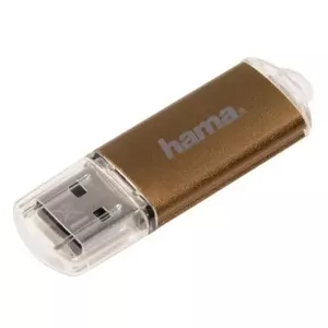 Hama 32GB Laeta USB flash drive USB Type-A 2.0 Brown, Transparent