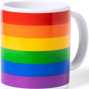 Кружка PRIDE D-235563 с флагом ЛГБТ в индивидуальной крафт-коробке