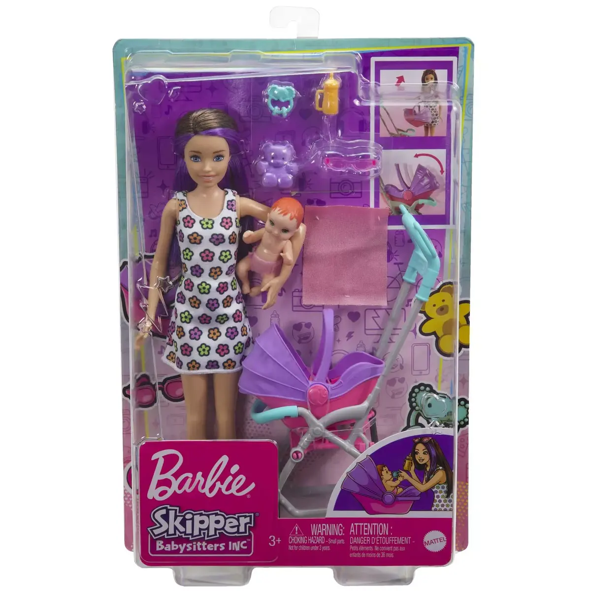 Кукла модная Barbie Skipper Babysitters Inc. Photo 10