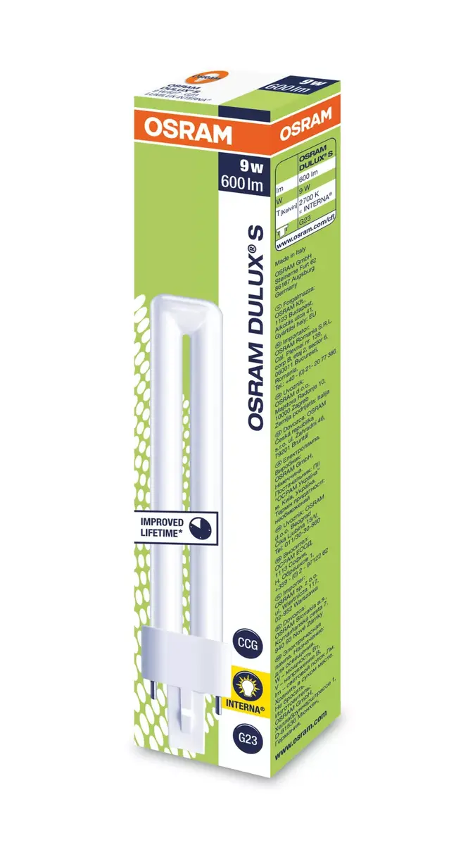 Fluorescētā spuldze Ledvance Osram DULUX S 9 W/827 Photo 4