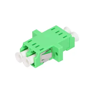 Fiber optic adapter Extralink LC/APC Singlemode Duplex, green, LC/APC connectors