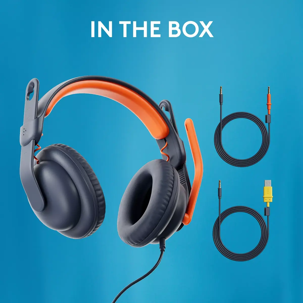Austiņas Logitech Zone Learn On Ear 3.5mm AUX Photo 12