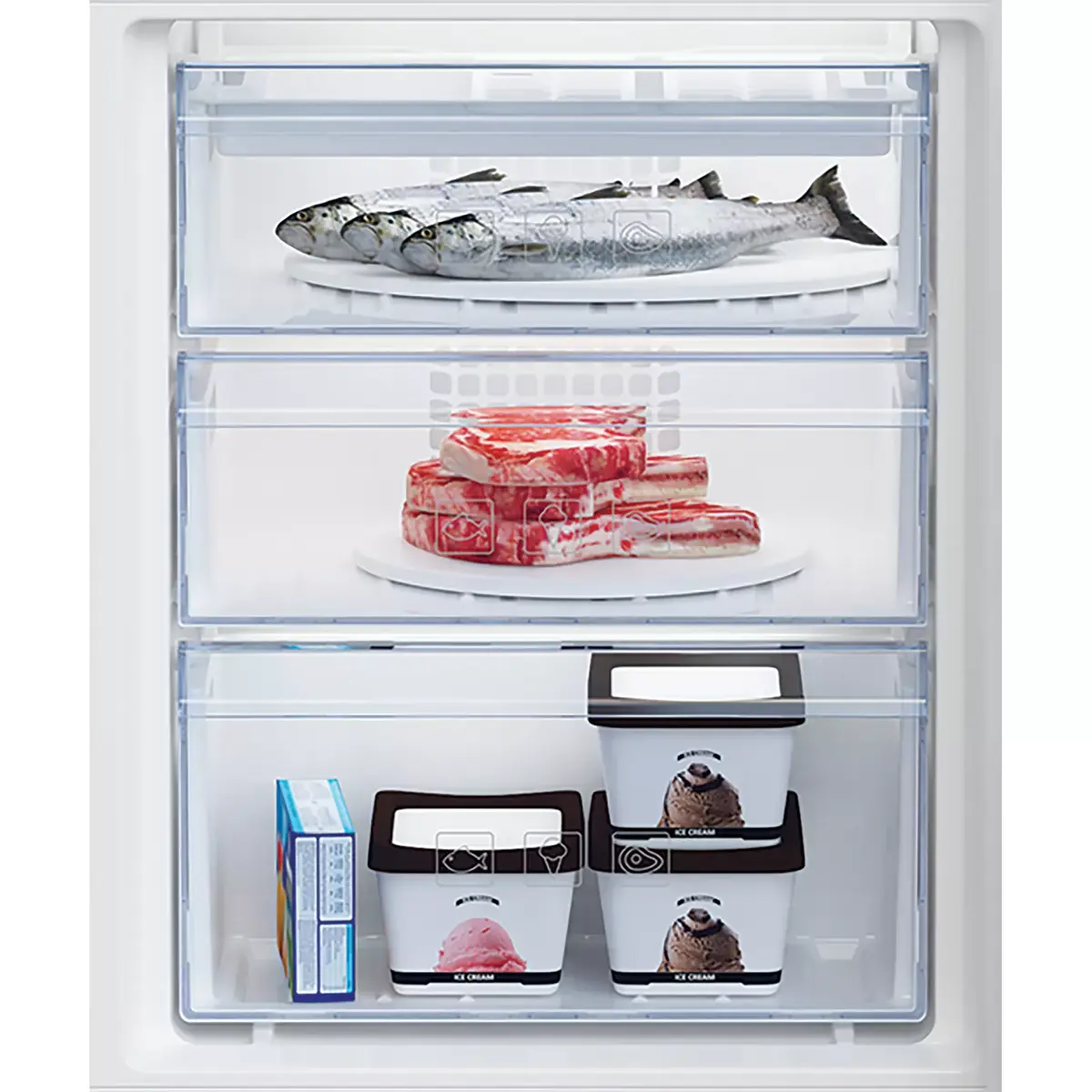 BEKO BCSA285K4SN встроенный холодильник 271 л Photo 4