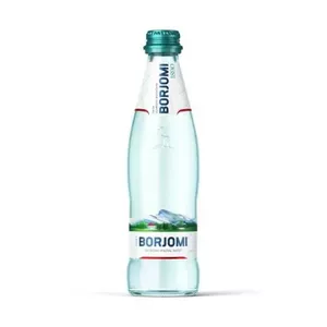 Minerālūdens Borjomi dabīgais stikla pudelē 0,33 l