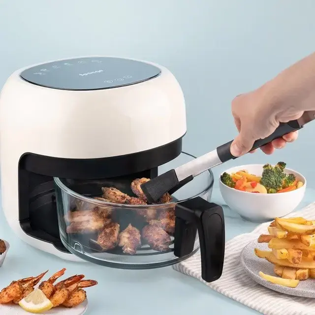 Deep fryer Sponge 4L Black White Photo 7