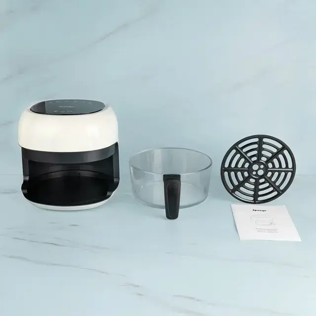 Deep fryer Sponge 4L Black White Photo 10