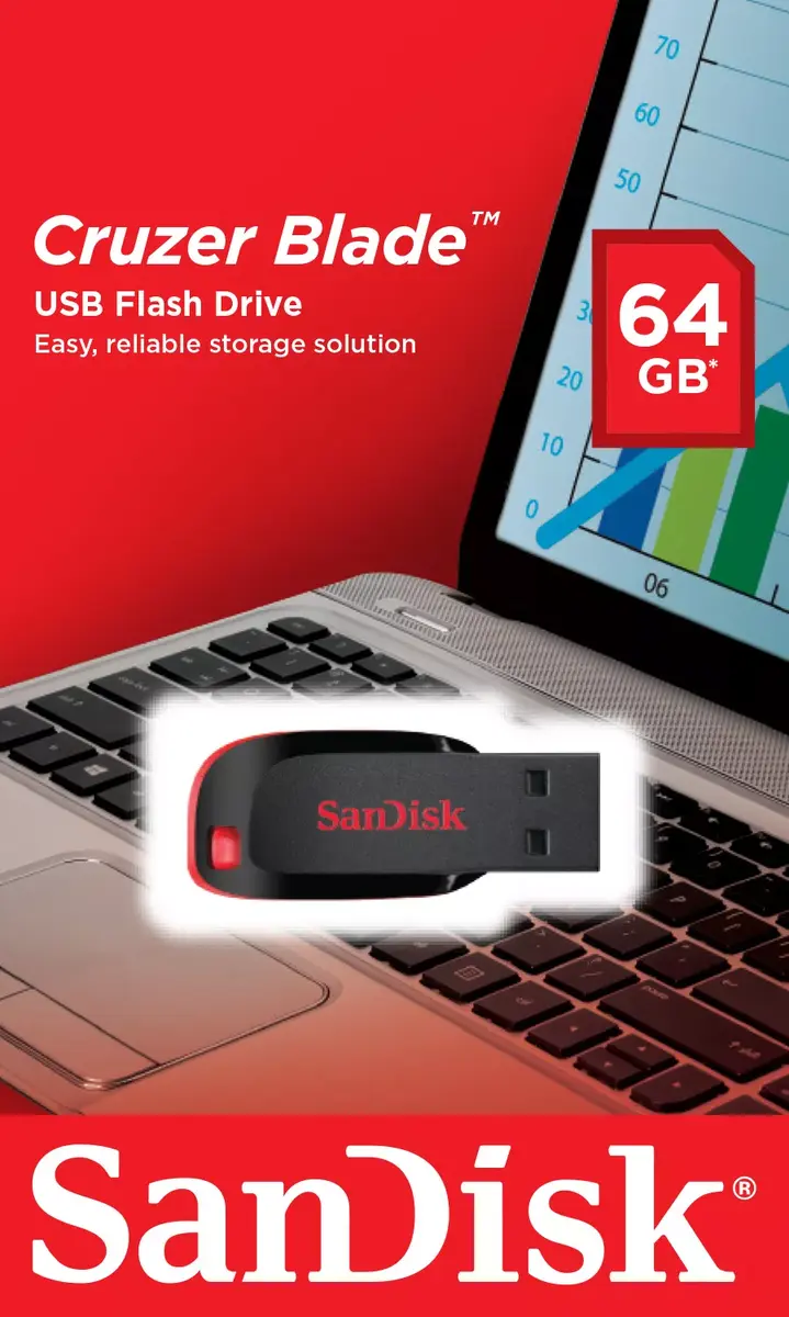 USB флеш-память SanDisk 64 ГБ Cruzer Blade Photo 7