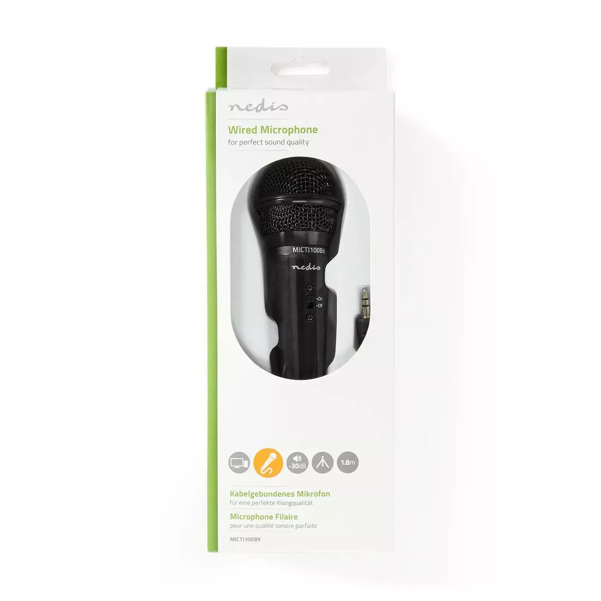 Nedis MICTJ100BK микрофон для ноутбука Photo 6