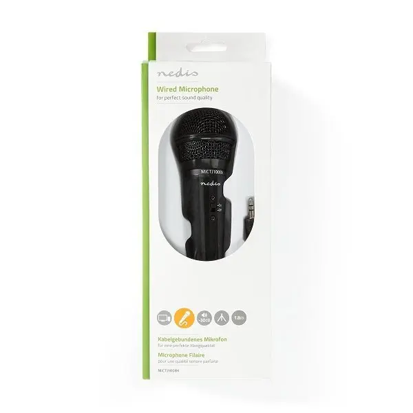 Nedis MICTJ100BK микрофон для ноутбука Photo 11