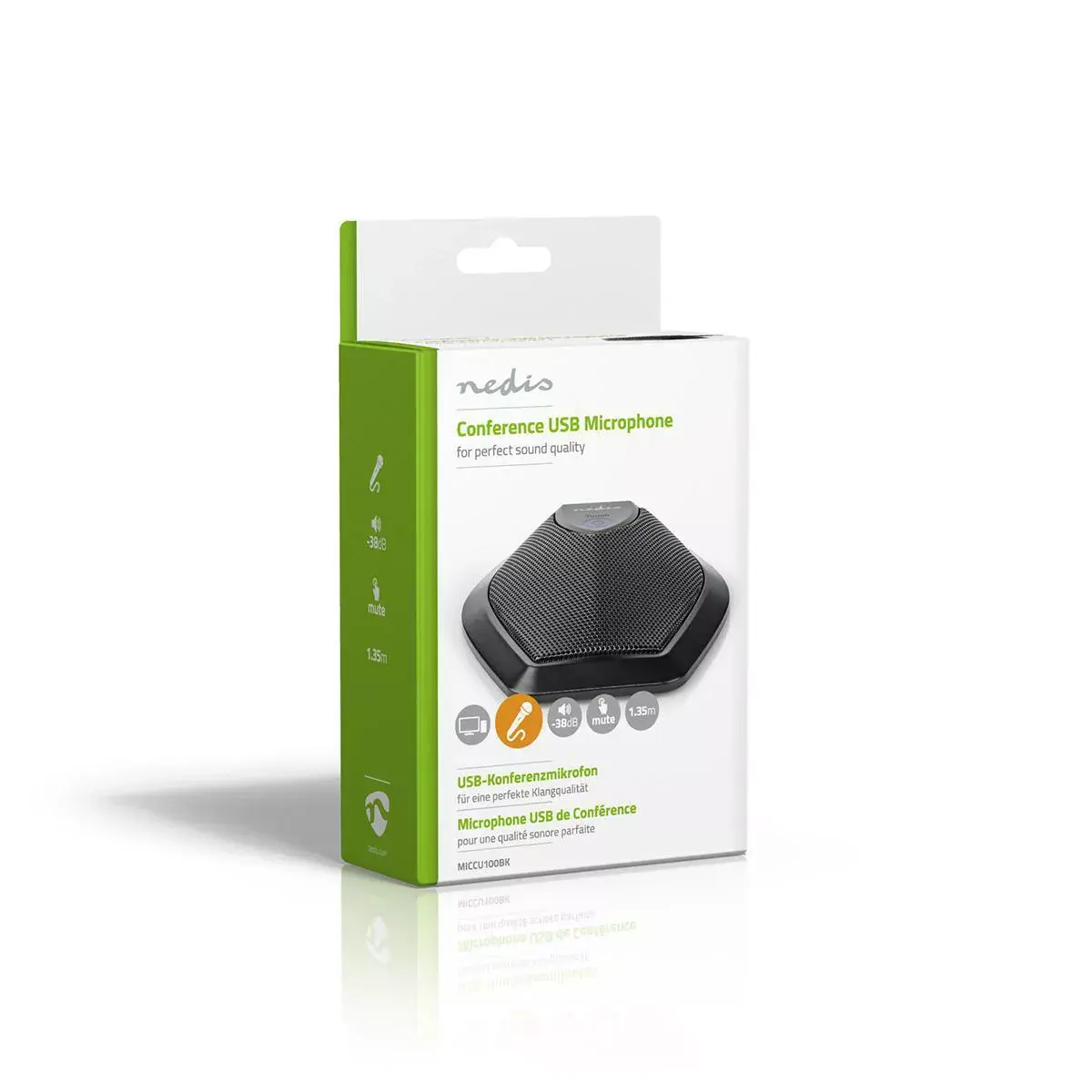 Nedis MICCU100BK конференционный микрофон (USB) Photo 7