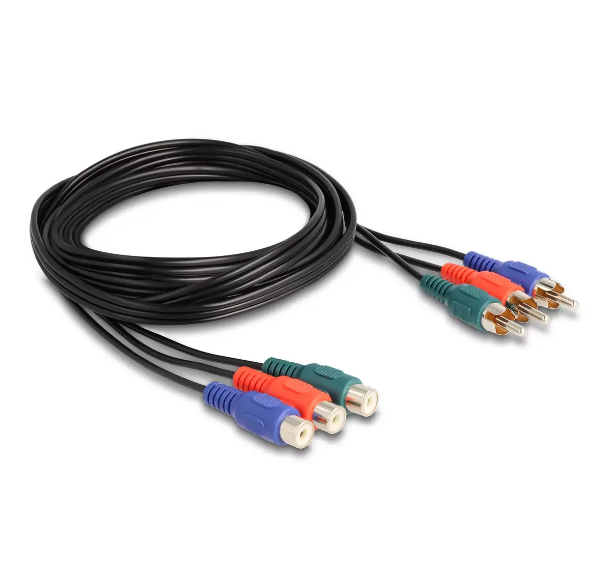 DeLOCK RCA RGB удлинительный кабель 3 x male на 3 x female Photo 2
