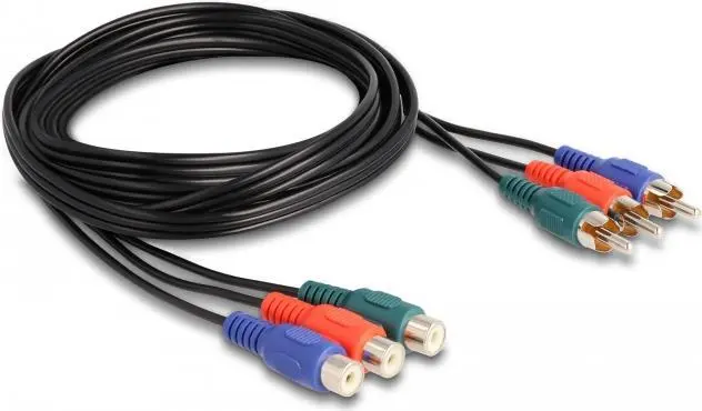 DeLOCK RCA RGB pagarināšanas kabelis 3