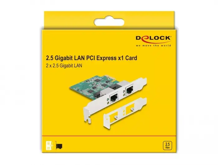 DeLOCK PCI Express x1 Карта 2 x RJ45 2.5 Gigabit LAN Photo 4
