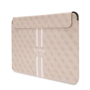Чехол для ноутбука GUESS GUCS14P4RPSP 14" розовый с принтом полосы 4G
