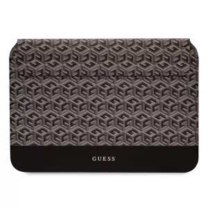 Чехол для ноутбука GUESS GUCS14HGCFSEK 14 дюймов, чёрный с узором GCube Stripes