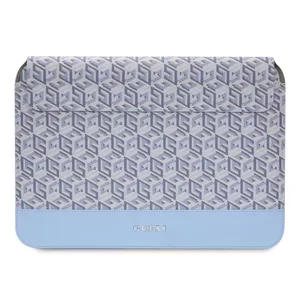 Чехол для ноутбука GUESS GUCS14HGCFSEB для 14 дюймов, синий, дизайн GCube Stripes