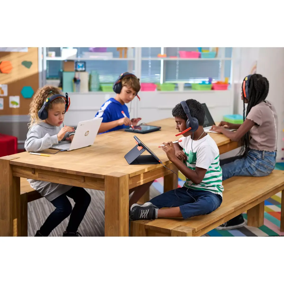 Austiņas Logitech Zone Learn On Ear USB-C Photo 4