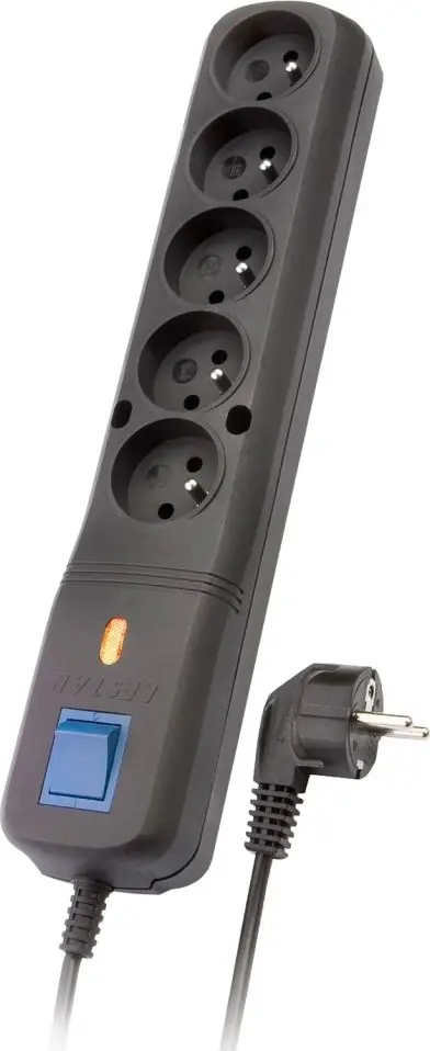Surge protector lestar LV530W — 5 outlets, 2.5 m Photo 2