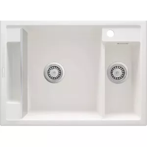 Granite kitchen sink 1.5-bowl deante ZRM A503, magnetic mounting system