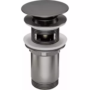 Universal round click-clack waste with overflow and sleeve, Deante NHC D10U