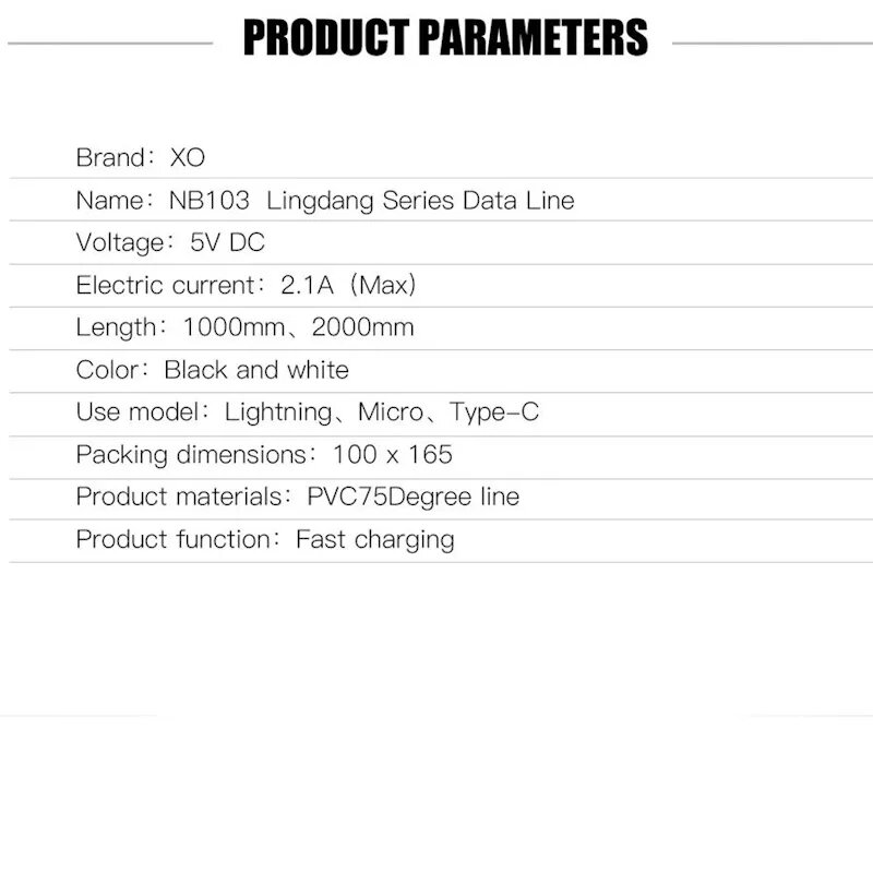 XO NB103White 6920680870189 Photo 6