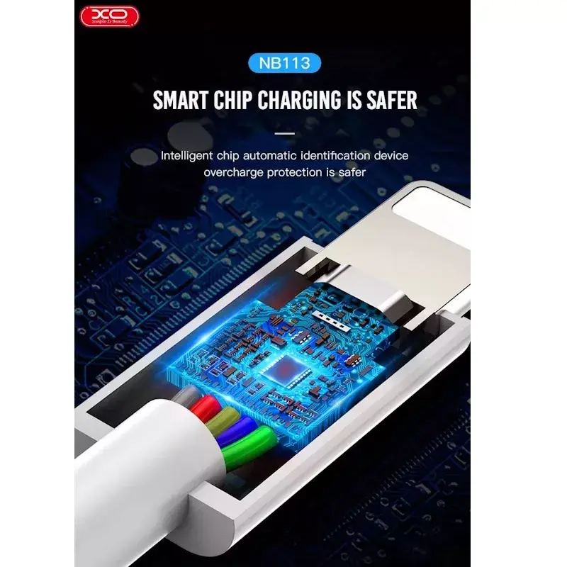 Кабель-зарядка XO NB113 USB-C на Lightning 1м Photo 7