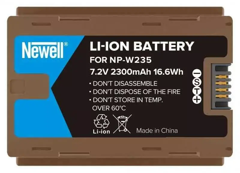 Akumulators Newell NP-W235 USB-C 2350mAh Photo 2